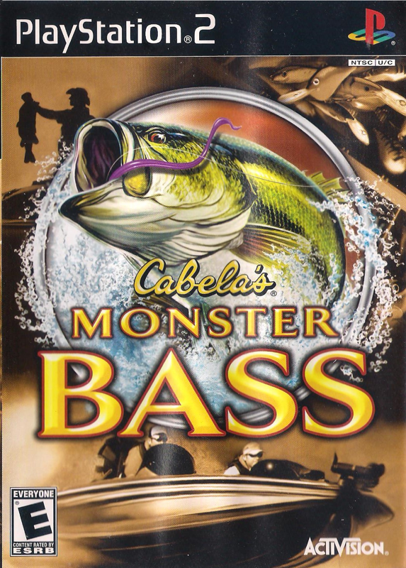 Cabela's Monster Bass box art for Playstation 2